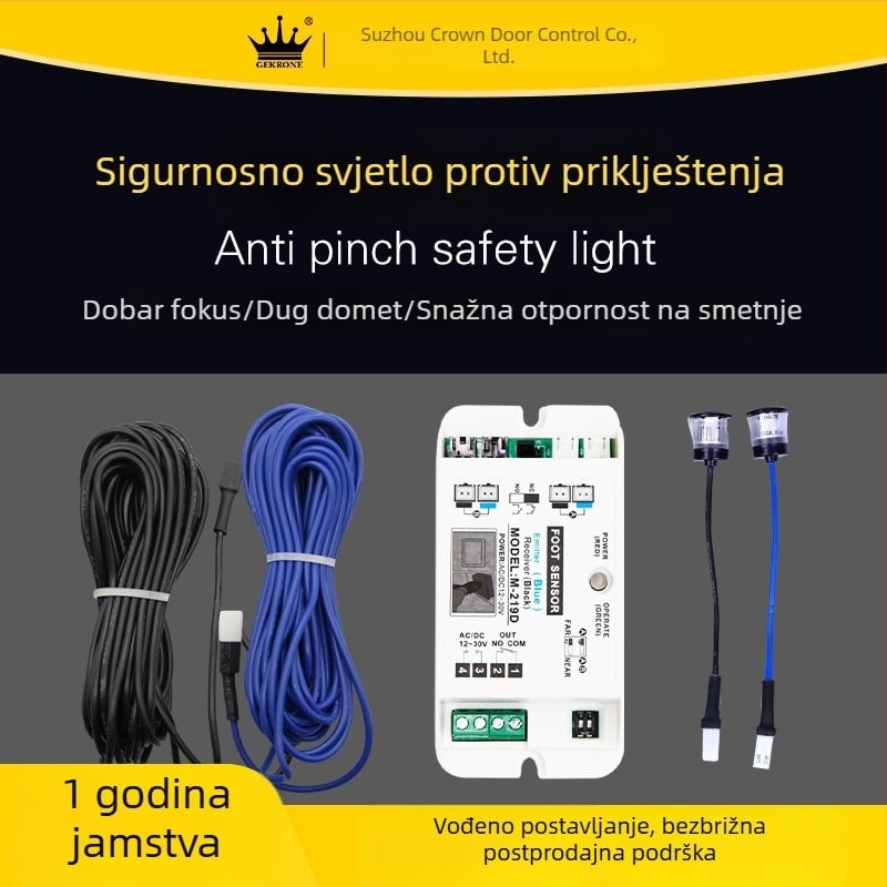 GEKRONE Anti-zagrabi Klizna Vrata – Svjetlosni Automatizirani Pribor Za Vrata S Otvaranjem I Sustavom Kontrole Pristupa Sa Fotoelektričnim Senzorom