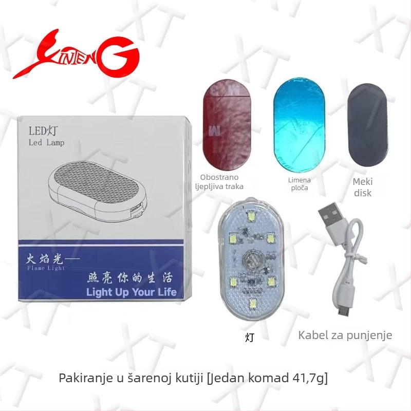 XT Mini LED unutarnja ambijentalna LED traka za auto s projektorskim svjetlom