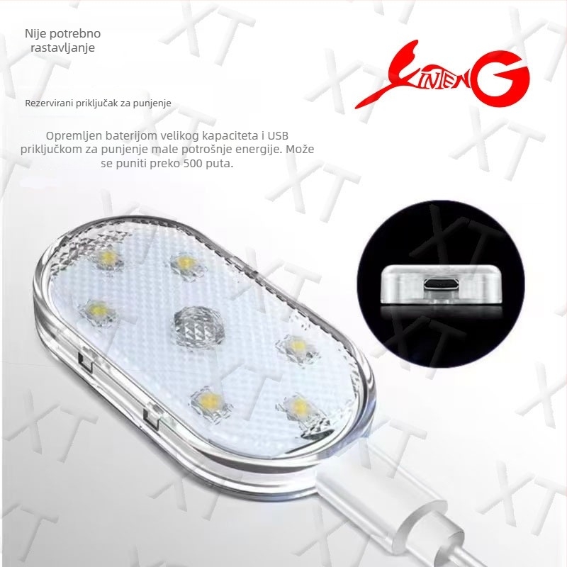XT Mini LED unutarnja ambijentalna LED traka za auto s projektorskim svjetlom