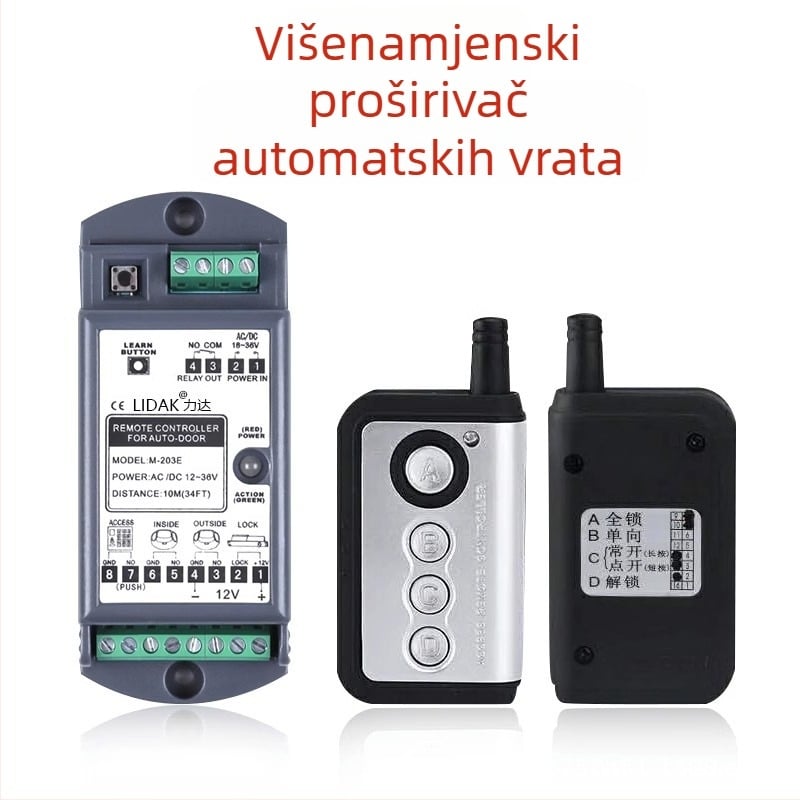 M-203M modul za proširenje automatskih vrata, višenamjenski ekspander, daljinski upravljač, univerzalne staklene klizne vrata, bežični