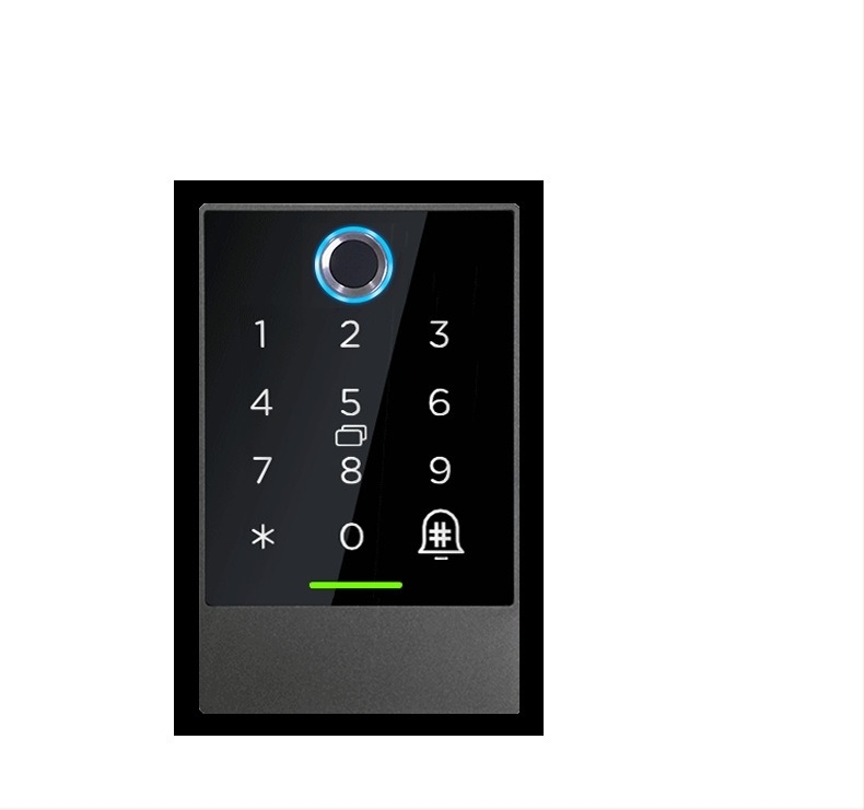 TTLOKC Bluetooth sustav kontrole pristupa s aplikacijom, lozinkom i karticom, modeli K2/K2F, IC kartica 13,56 MHz, kapacitet 20000, za prostor za učenje