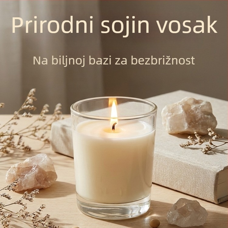 Prilagođene svijeće, klasični europski stil, bez mirisa, prozirna staklena čaša 103, romantična večera uz svijeće, vjenčanje, kućno osvjetljenje
