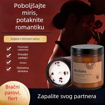Svijeća s mirisom ylang-ylang za spavaću sobu - dugotrajna unutarnja aromaterapija za parove