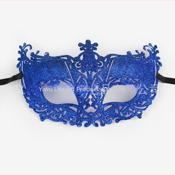 Ženska maska s izrezanim polovičnim licem, venecijanska čipka, pogodna za karneval i Halloween
