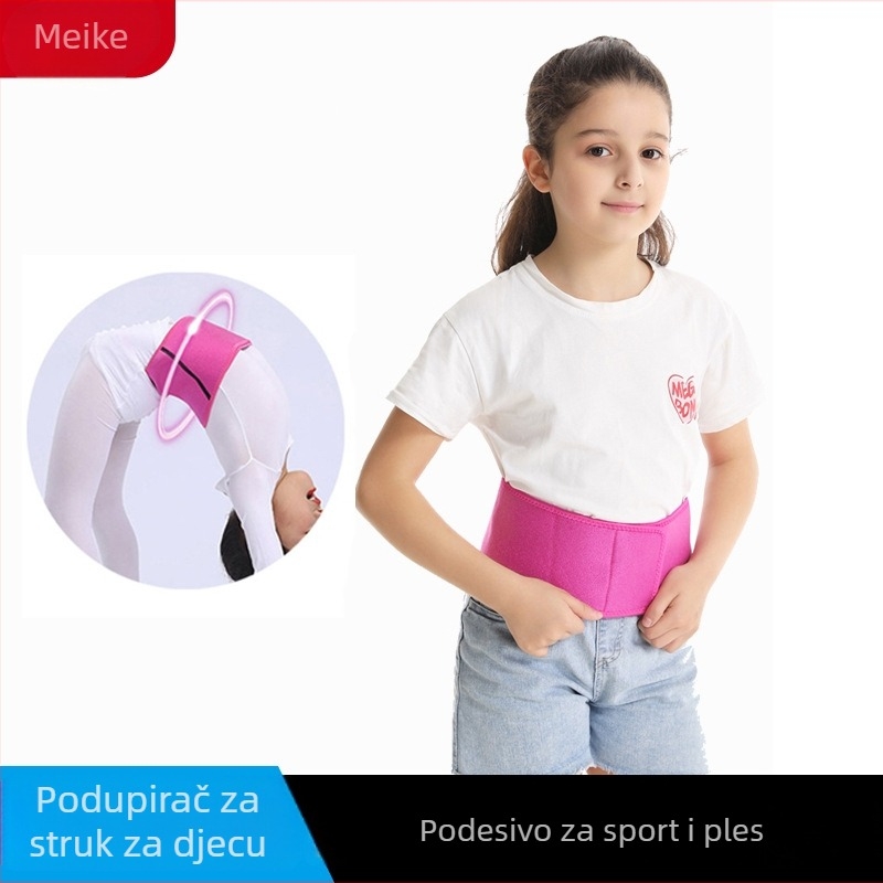 Dječji pojas za zaštitu talije za ples i vježbanje - podrška abdomenu, zaštita trbuha, pogodan za djecu srednje i veće tjelesne građe