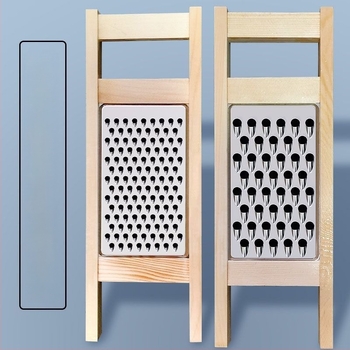 Nehrđajući čelični višenamjenski rezač za povrće s kružnim otvorima