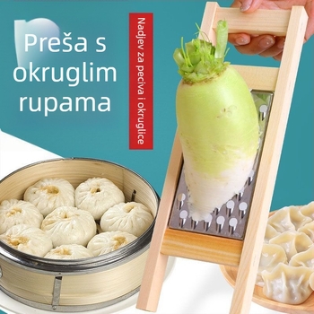 Nehrđajući čelični višenamjenski rezač za povrće s kružnim otvorima