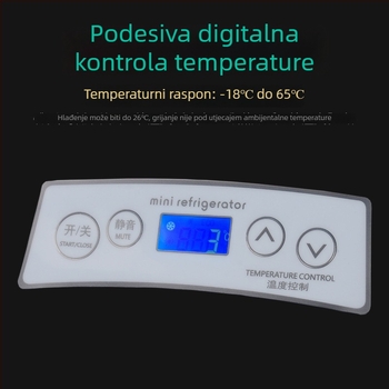 Nuomin 35L auto hladnjak, 12V-24V DC / 220V AC, prijenosni frižider za auto i dom