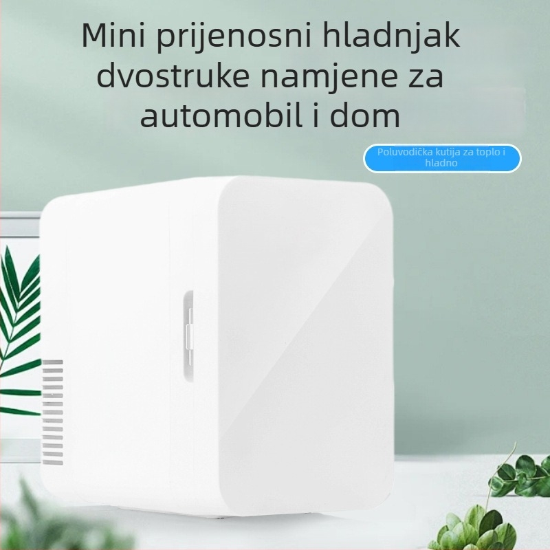 8L prijenosni hladnjak za dom i automobil, mali automobilni hladnjak s hlađenjem i grijanjem