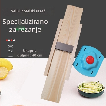 Višestruki drveni kuhinjski rezač za povrće s oštricama za hranu za krumpire i radič, 15/20/24/30 zubi
