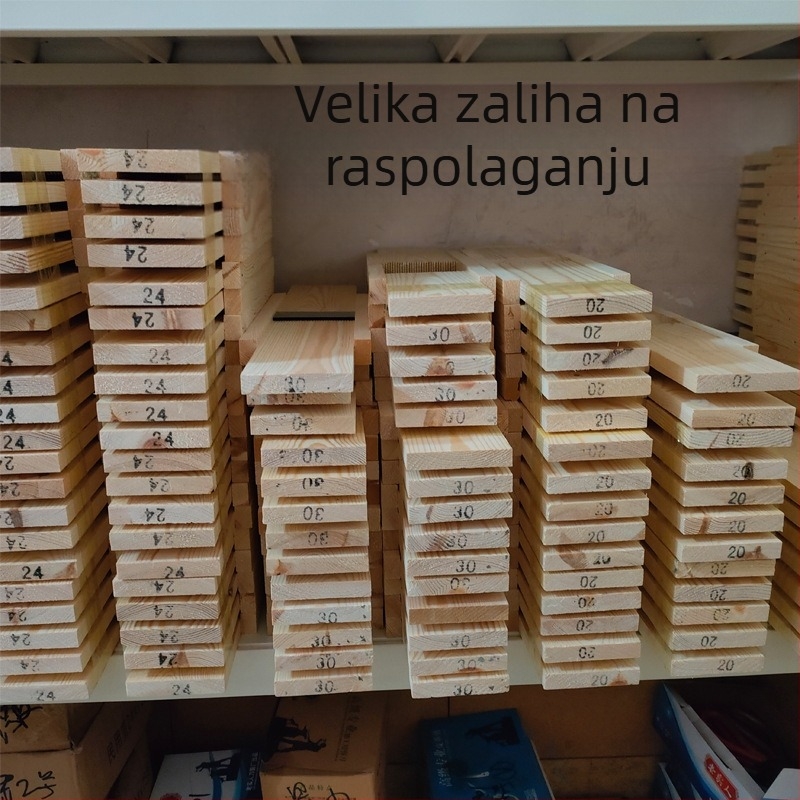 Višestruki drveni kuhinjski rezač za povrće s oštricama za hranu za krumpire i radič, 15/20/24/30 zubi