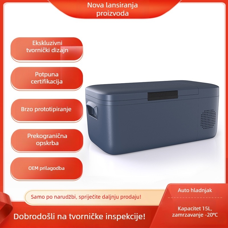 Onda 15L kompresorski auto frižider – prijenosni mini frižider za auto, ured, studentski dom, dom