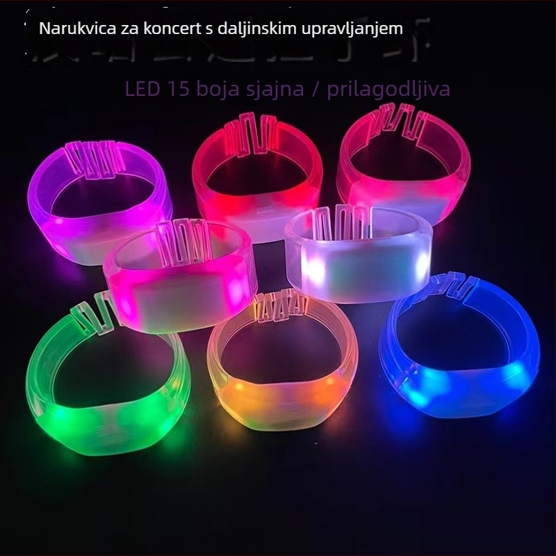 LED daljinski upravljana svijetleća narukvica za koncerte
