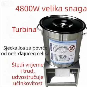 Višenamjenska sjeckalica za povrće i pileće meso, kućna upotreba, nehrđajući čelik, kompaktne dimenzije
