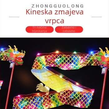 LED svijetla zmajska vrpca za dječji ples zmaja – rekvizit za ples i gimnastiku