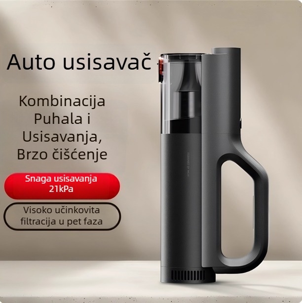 Ručni usisavač za automobil, kompaktan mini model s jakim usisnim snagom