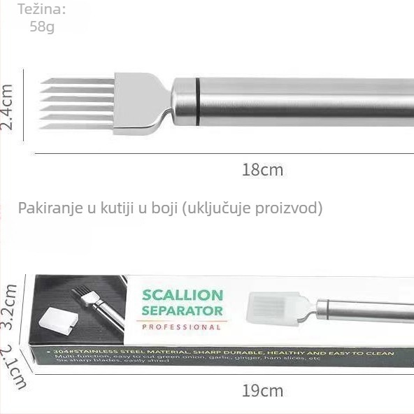 Nerđajući čelik – višenamjenski sjeckalica za povrće i luk