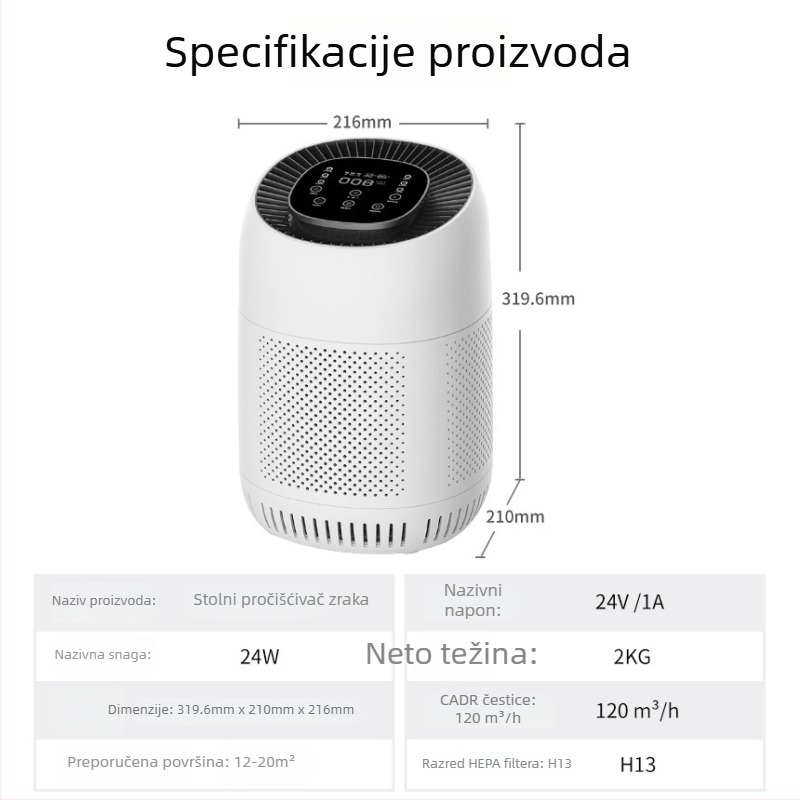 Automobilski pročišćivač zraka s oksigen barom i osvježivačem zraka – OEM