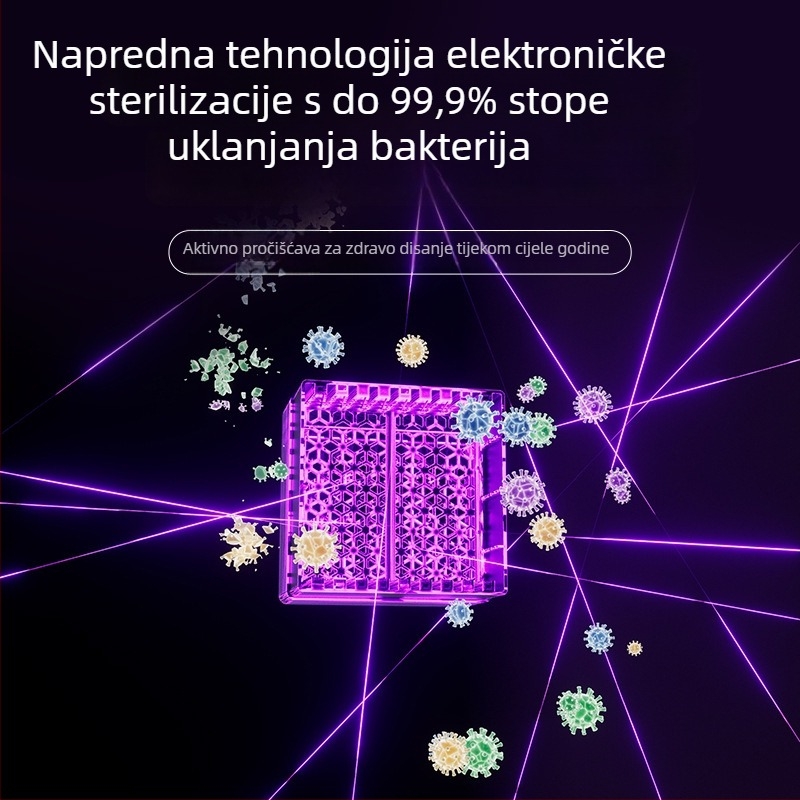 Kućni pročistač zraka s aktivnim ugljem, uklanja formaldehid i dim od cigareta, kompaktni stolni uređaj, model A3