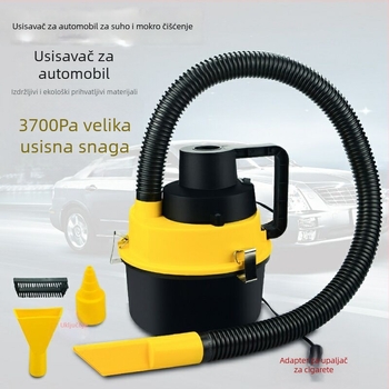 Prijenosni automobilni usisavač, 90 W, kabel oko 3 m, 3-u-1 cilindrični dizajn