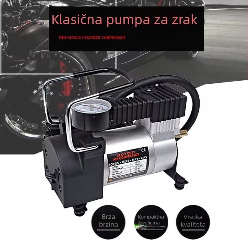 Prijenosna 220V pumpa za napuhivanje za kućnu i automobilsku upotrebu, priključna, snažna pumpa za mala vozila