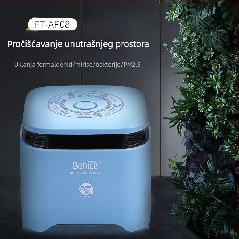 Benass AP08 Mini pročistač zraka za dom i automobil, PM2.5, negativni ioni, uklanjanje formaldehida