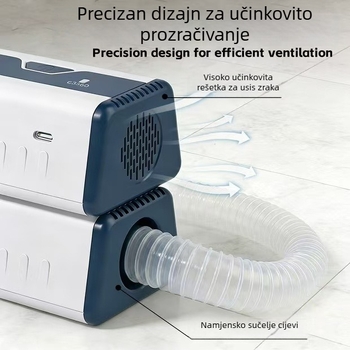 Kućni respirator — dodaci za cijev i masku, ozonizator za uklanjanje mirisa