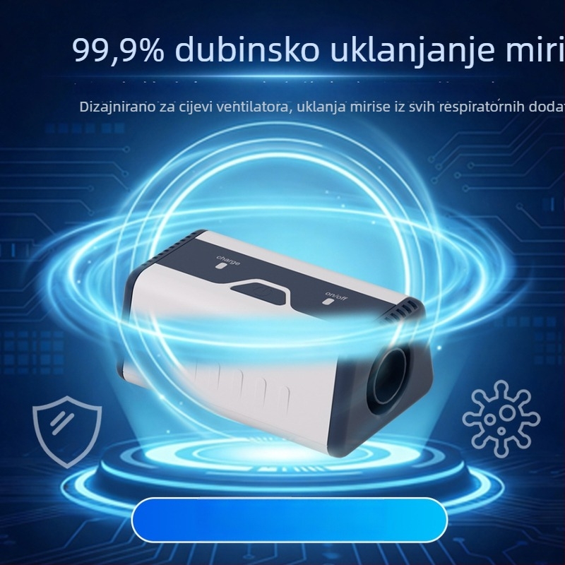 Kućni respirator — dodaci za cijev i masku, ozonizator za uklanjanje mirisa