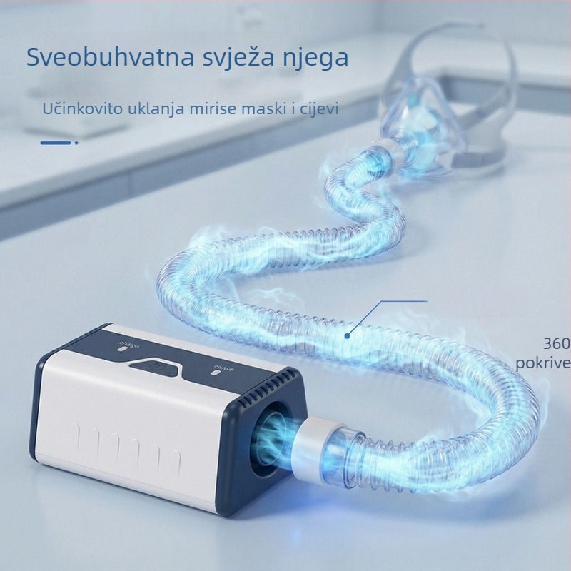 Kućni respirator — dodaci za cijev i masku, ozonizator za uklanjanje mirisa