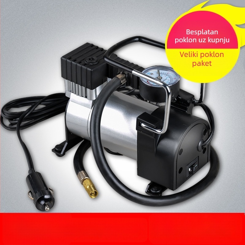 Metalna pumpa za zrak u automobilu, s jednim cilindrom, 12V