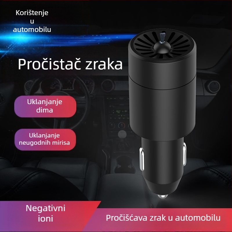 MIMO TS-2011 automobilska upaljač s negativnim ionima i pročistačem zraka za uklanjanje formaldehida i pasivnog dima