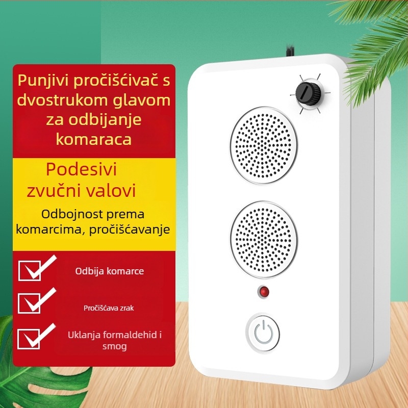 Pročišćivač zraka s negativnim ionima za automobil i dom, uklanja formaldehid, mirisi i PM2.5, sterilizacija