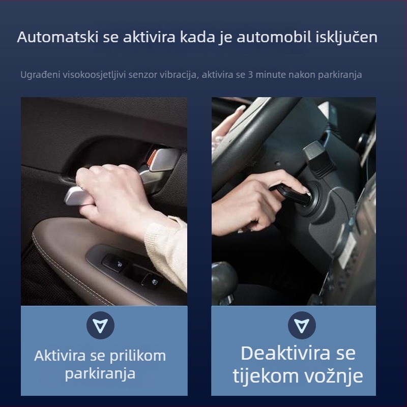 Solarni automobilni čistač zraka s ozonom i negativnim ionima – uklanja mirise, dezinficira i uklanja formaldehid