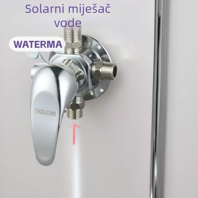 Staromodni solarni miješivač vode za površinsku ugradnju tuša, mješalica vruće i hladne vode za kupaonicu