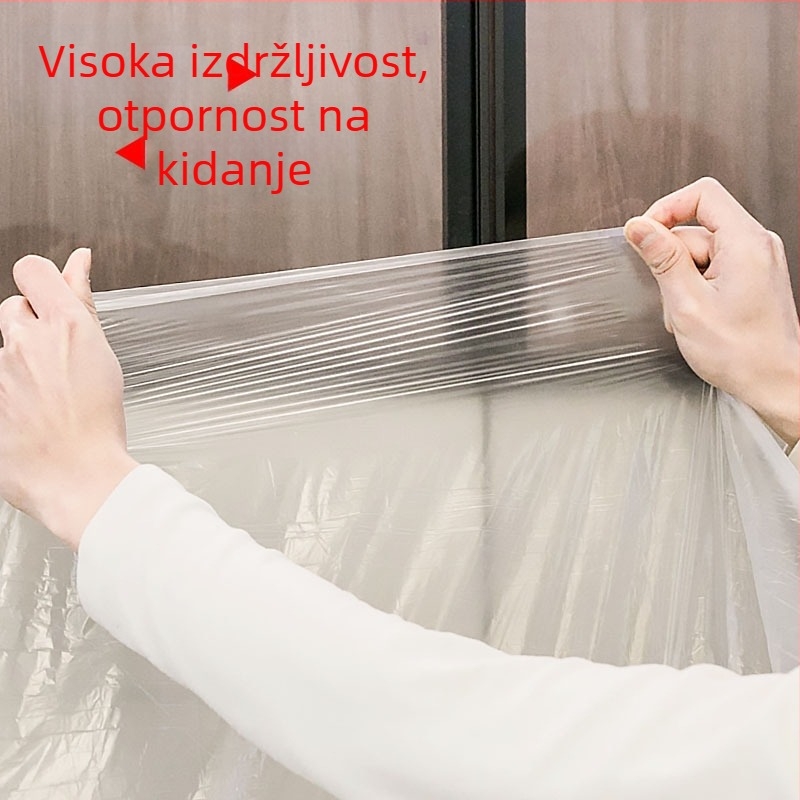Jednokratna navlaka za kadu, velika veličina, debeli plastični film, za kućnu upotrebu