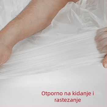 Prozirna plastična vrećica za kupanje beba, jednokratni film za kupanje