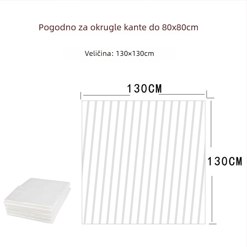 Water Jing vrećica za kupanje za bebe — prozirna, sklopiva, jednokratna plastična vrećica za kupanje