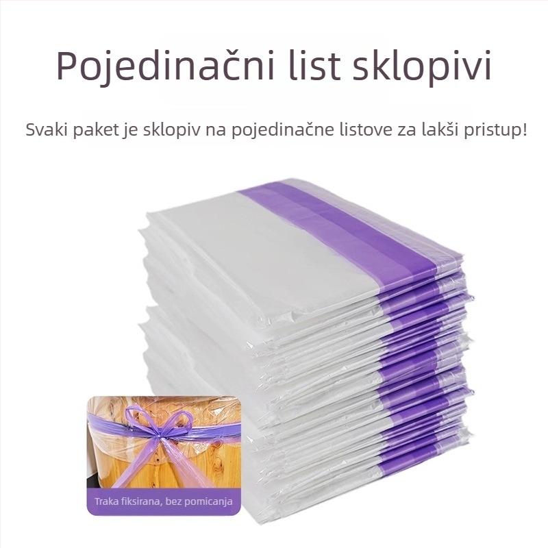 Jednokratna torba za kupanje sa šnurlom, debela torba za kupanje sa šnurlom, poklop za kadu sa šnurlom