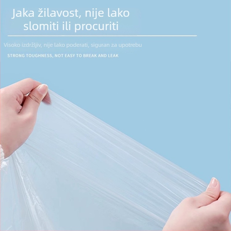 Jednokratna torba za kupanje sa šnurlom, debela torba za kupanje sa šnurlom, poklop za kadu sa šnurlom
