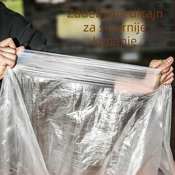 Jednokratna vrećica za kupanje, ekstra velika, debela, za drvenu bačvu kadu