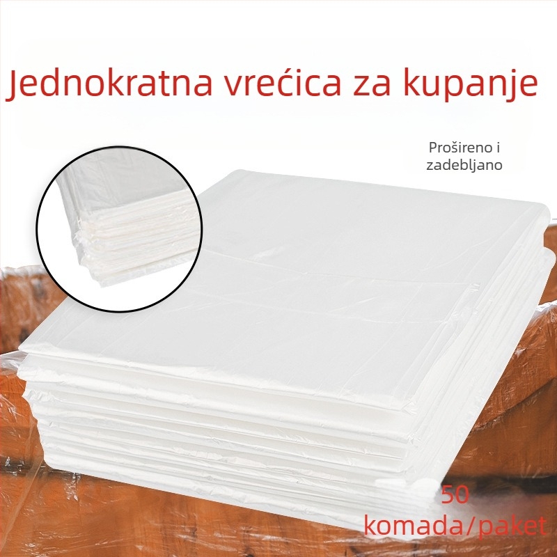 Jednokratna vrećica za kupanje, ekstra velika, debela, za drvenu bačvu kadu