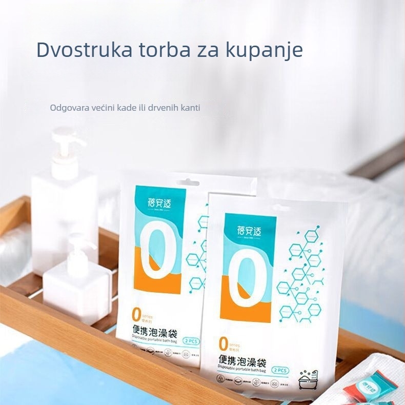 Jednokratna vreća za kupanje, prevelika, debela, za kadu i bazen