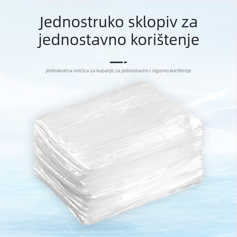 Jednokratni prozirni zaštitni liner za kružnu kadu, jača konstrukcija