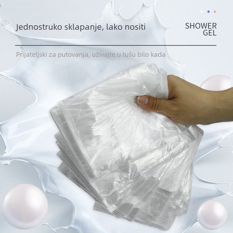 Jednokratni prozirni zaštitni liner za kružnu kadu, jača konstrukcija
