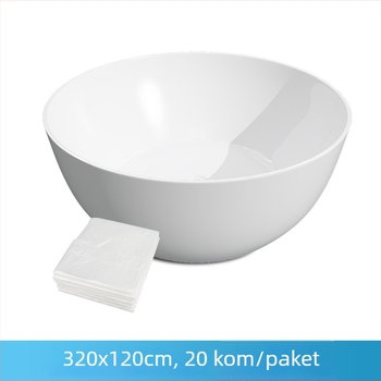 Jednokratni liner za kadu, kružnog oblika, za dvoje, debeli, veličine od velike do XXL