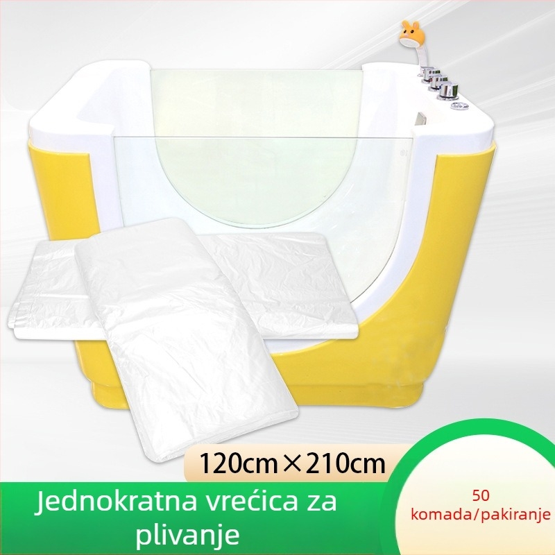 Jednokratna plastična vrećica za kupanje novorođenčadi – spa namjena