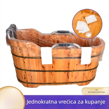 Jednokratna zaštitna folija za kadu, debela, ekstra velika, za hotele i putovanja