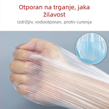 Elastična vrećica za kupanje sa šnalom, jednokratna, plastični poklopac za kadu, za hotele i putovanja
