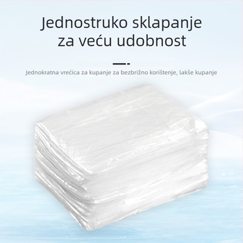 Debela kružna kanta za kupanje, jednokratna vrećica za kupanje, plastična vrećica za kadu, sklopiva za djecu