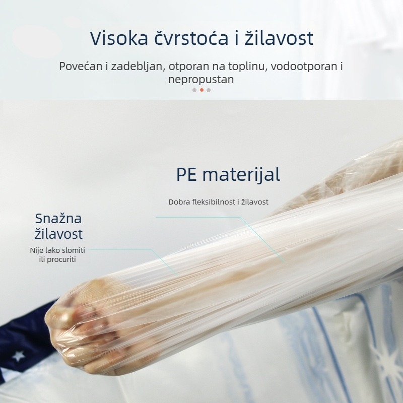 Debela kružna kanta za kupanje, jednokratna vrećica za kupanje, plastična vrećica za kadu, sklopiva za djecu